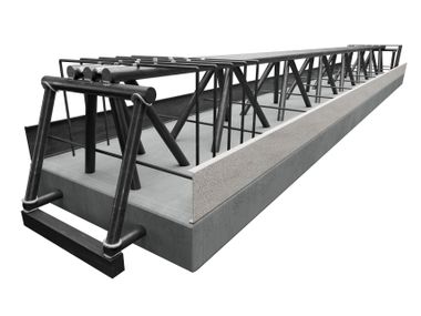 Mixed steel-concrete beam MTR® C BEAMS METAL.RI