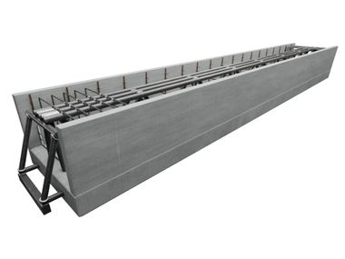 Mixed steel-concrete beam MTR® C BEAMS METAL.RI