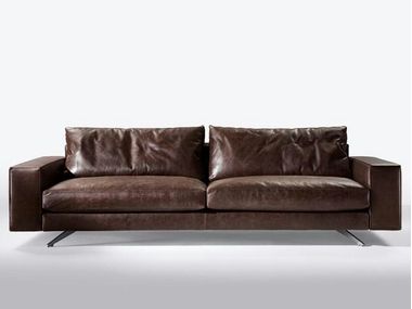 4 seater leather sofa METROPOLI Marac