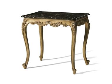 Lacquered rectangular marble coffee table MG3156 OAK