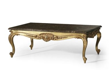 Rectangular marble coffee table MG3275 OAK