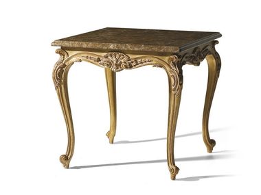 Square marble coffee table MG3276 OAK
