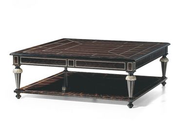 Louis XVI square ebony coffee table MG4057 OAK
