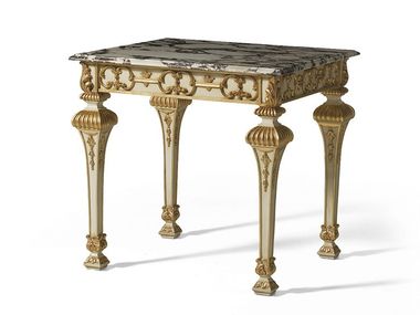 Rectangular marble coffee table MG4078 OAK