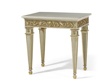 Lacquered rectangular marble coffee table MG4108 OAK