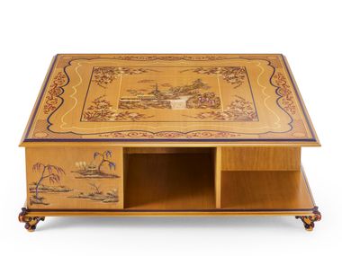 Square wooden coffee table MG4547/LUC OAK
