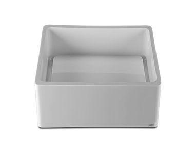 Lavabo da appoggio quadrato in resina MINI-TRAY Vallvé