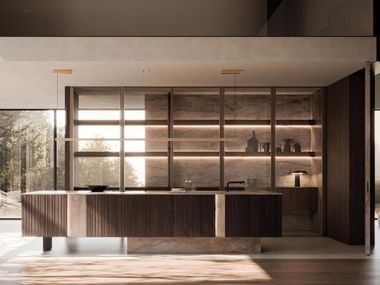 Cucina con isola VERTICAL MODULNOVA