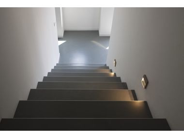 MODULO A LED wall-mounted outdoor aluminium steplight By DIOMEDE