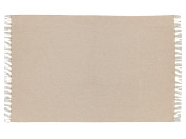 Plaid a tinta unita in cashmere MOLTENI - SABLE In Stock