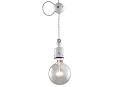 Adjustable ceramic pendant lamp MONOPOLI FERROLUCE