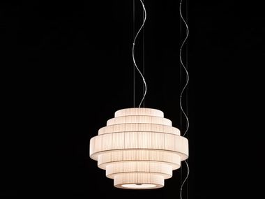 Lampada a sospensione in vetro opale MOS 03 Bover