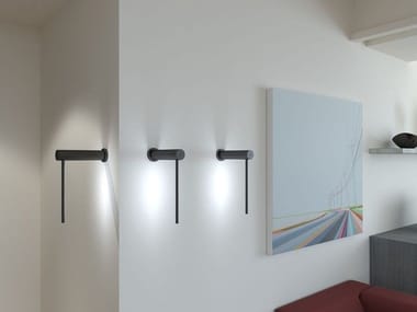 Lampada da parete a LED orientabile in alluminio MOSCA