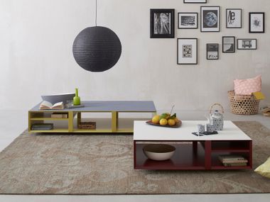 Coffee table with integrated magazine rack MULTIBOX Capo d’Opera