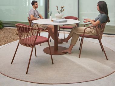 Round polypropylene outdoor rug MILPA MUSOLA