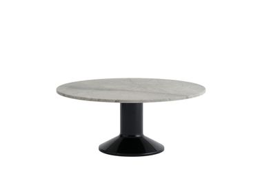 Tavolo rotondo in marmo con base centrale MIDST MUUTO