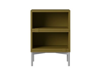 Comodino in legno impiallacciato STACKED MUUTO