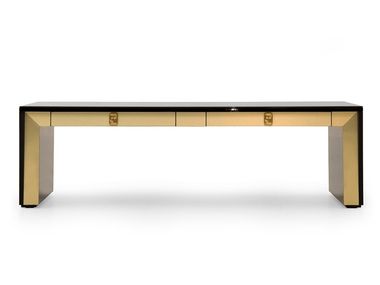 Rectangular mirrored glass coffee table MUZIO FORMITALIA