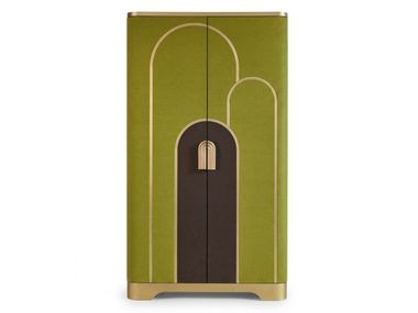 Mobile bar with built-in lighting, covered in canvas HEDONIST MW Design