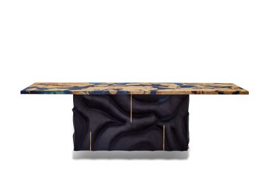 Fixed rectangular solid wood table ZENITH MW Design