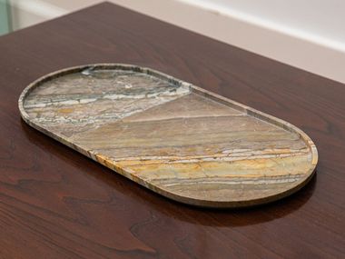 Bandeja óvala de mármol Pocahontas ROUND TRAY POCAHONTAS Maami Home