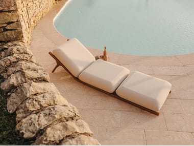 Maanta, TUGA Lettino da giardino in teak