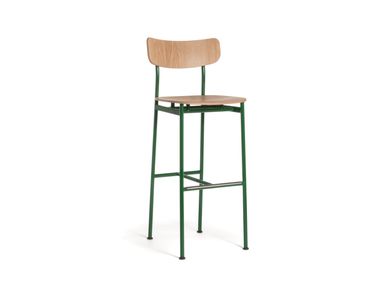 Oak stool MOTTA Magis