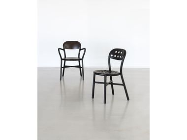 PIPE Stackable aluminium garden chair By Magis
