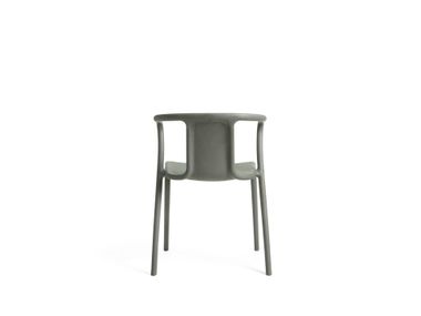 RE AIR-ARMCHAIR Stackable polypropylene chair with armrests By Magis ...