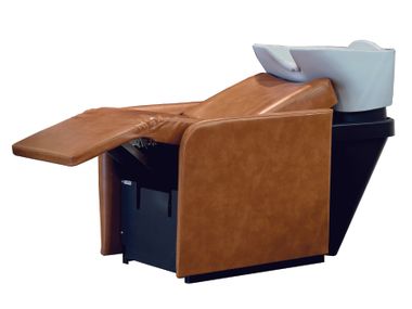 Leather shampoo basin ALU WASH STAND Maletti