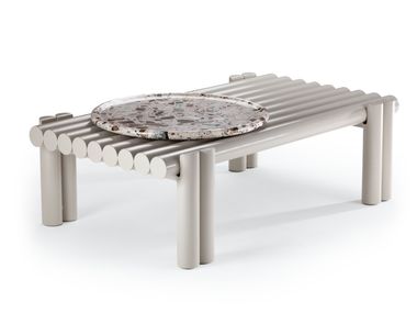 Rectangular stainless steel garden side table DUNA Mambo Unlimited Ideas