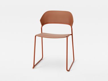 Stackable sled base polypropylene chair AERA 2100 Mara