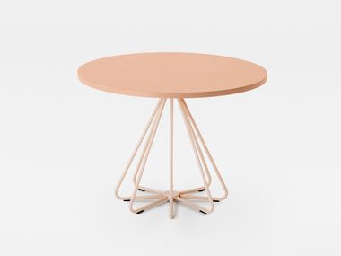 Round metal contract table PEPE Mara