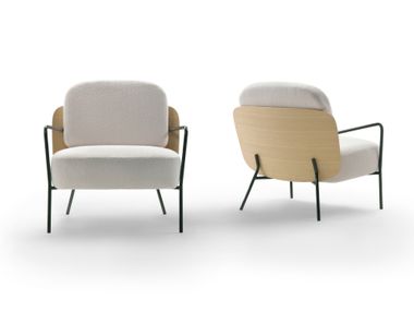 Poltroncina in tessuto con braccioli BUONASERA Marac