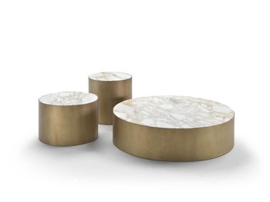 Round marble central coffee table ARTHUR Marelli