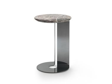 Round marble side table KYLE Marelli