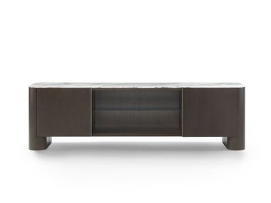 Wooden sideboard with doors THEO Marelli