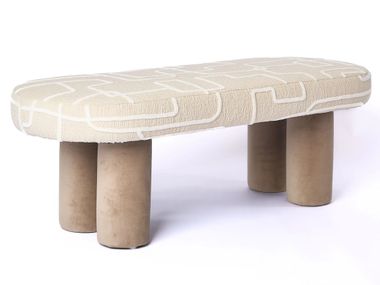 Panca imbottita in tessuto GIULIA X ORLY Marianna Piccolo