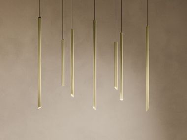 LED brass pendant lamp NA-AR C7 CB 120 Masiero