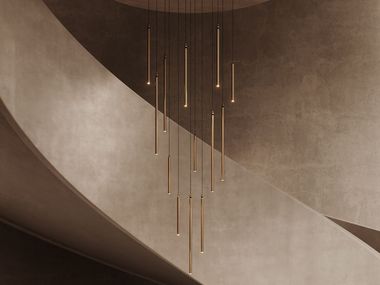 LED dimmable pendant lamp SERICA C13 PB 100 Masiero