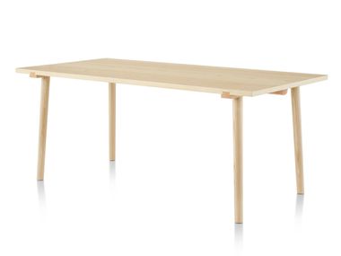 Rectangular ash dining table MC13 FACILE Mattiazzi