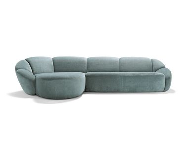 Fabric sofa with chaise longue PANUMA Max Divani