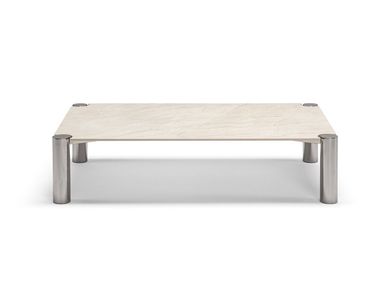 Rectangular porcelain stoneware central coffee table VISION Max Divani