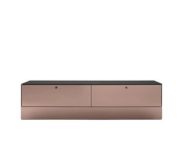 Stainless steel sideboard with drawers LUMINOR Maxalto