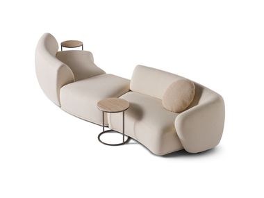Sofá modular curvo RENÉ Meridiani