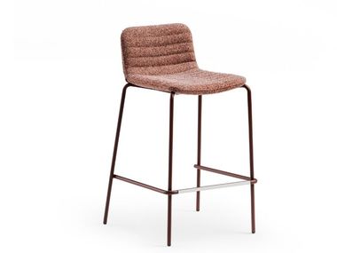 Upholstered low back stool COVER.1 M_M TS Midj