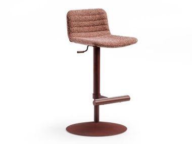 Sgabello imbottito con schienale basso COVER.1 SG TS Midj