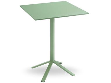 Tavolino alto quadrato in metallo SQUARE Midj