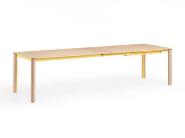 Extending rectangular ash table WOODY