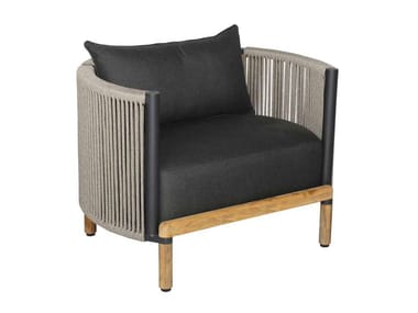 Poltrona da giardino imbottita in Sunbrella® con braccioli MINDO 107 Mindo